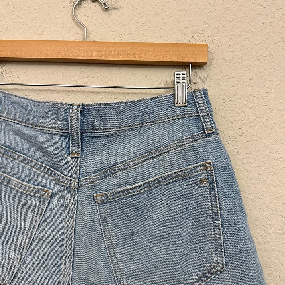 MADEWELL The Perfect Jean Short Blue Distressed Cut Off HR Grunge - Picture 4 of 11